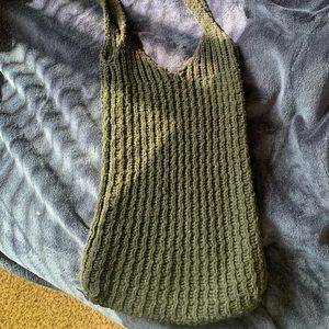 Crotchet knit bag